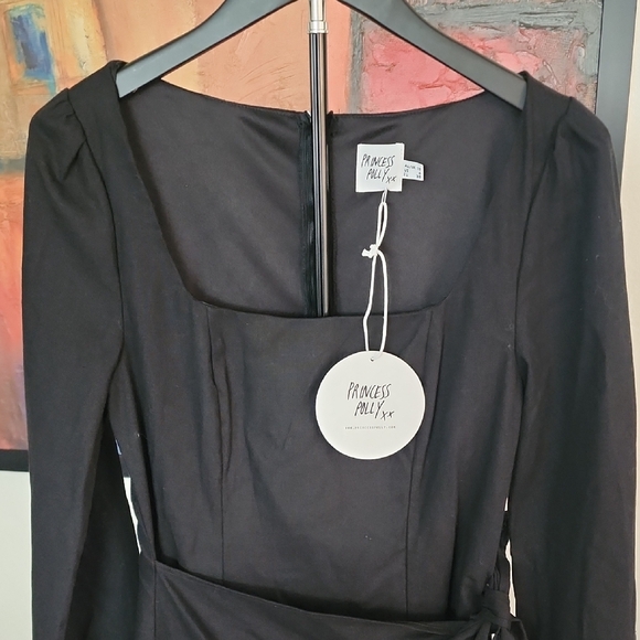 Princess Polly Black Long Sleeve Dress - Picture 3 of 9